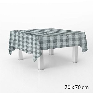 Toalha de Mesa em TNT - 70 x70 cm - Xadrez Preto - 5 unidades - Best Fest - Rizzo