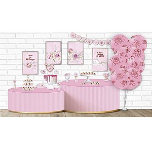 Kit Festa Floral Rosas - 1 unidade - Festcolor - Rizzo