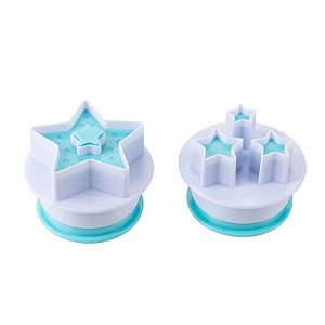Ejetor Cortador Estrela - FT297 - 2 unidades - Silver Plastic - Rizzo