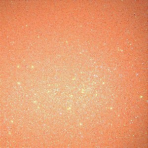 Placa Eva Glitter Laranja - EVG013 - 1 unidade - Rizzo