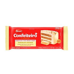 Cobertura em Barra Choc Branco Harald Confeiteiro - 1,010Kg - 1 unidade - Rizzo