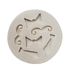 Molde De Silicone - 1762 Bigodes E Gravata Mini - 1 unidade - Mazulli - Rizzo
