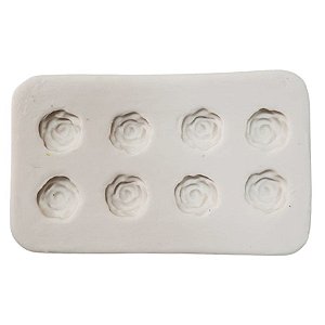 Molde De Silicone - 1478 - Rosas Pequena - 1 unidade - Mazulli - Rizzo