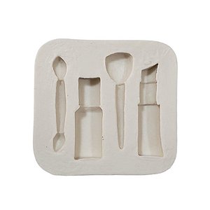 Molde De Silicone - 1424 - Kit Maquiagem - 1 unidade - Mazulli - Rizzo