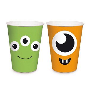Copo de Papel Festa Astronauta 240ML - 8 unidades - Cromus - Rizzo