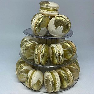 Torre Para Macarons 3 Pisos (30 Mararons) 1 Unid. San Felipo