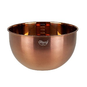 Bowl Multiuso - 4,5L - Rose Gold - Aço Inox - 1 unidade - Cromus Allonsy - Rizzo Balões