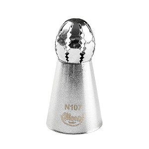 Bicos Para Confeitar - Russo Esfera - Aço Inox - Nºn107  - 1 unidade - Cromus Allonsy - Rizzo Balões
