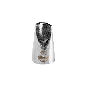 Bicos Para Confeitar - Pétala - Aço Inox - Nº61  - 1 unidade - Cromus Allonsy - Rizzo Balões