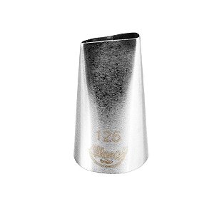Bicos Para Confeitar - Pétala - Aço Inox - Nº125  - 1 unidade - Cromus Allonsy - Rizzo Balões