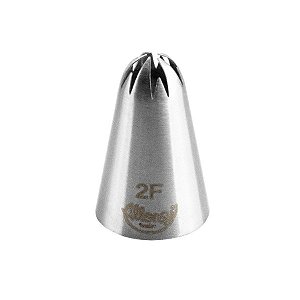 Bicos Para Confeitar - Flor De Pitanga - Aço Inox - Nº2F  - 1 unidade - Cromus Allonsy - Rizzo Balões