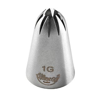 Bicos Para Confeitar - Flor De Pitanga - Aço Inox - Nº1G  - 1 unidade - Cromus Allonsy - Rizzo Balões