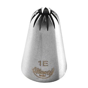 Bicos Para Confeitar - Flor De Pitanga - Aço Inox - Nº1E  - 1 unidade - Cromus Allonsy - Rizzo Balões