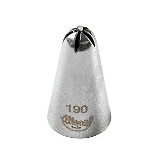 Bicos Para Confeitar - Flor De Pitanga - Aço Inox - Nº190  - 1 unidade - Cromus Allonsy - Rizzo Balões