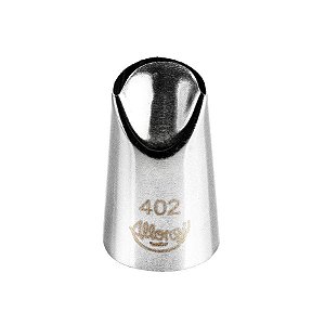 Bicos Para Confeitar - Babado - Aço Inox - Nº402  - 1 unidade - Cromus Allonsy - Rizzo Balões