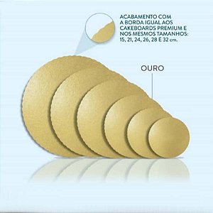 Disco Laminado Ouro - 15cm - 1 unidade - Ultrafest - Rizzo