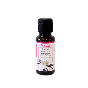 Emulsão Saborizante de Baunilha 18ml - 1 Unidade - Mago - Rizzo