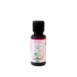 Emulsão Saborizante de Coco 18ml - 1 Unidade - Mago - Rizzo
