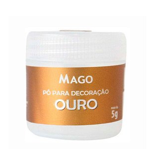 Pó para Decoração Ouro 5g - 1 Unidade - Mago - Rizzo