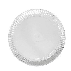 Prato para Doces de Papelão Laminado Branco P5 - 1 Unidade - Rizzo