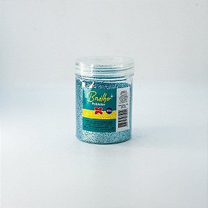 Glitter para Balões Brilho Poliéster 100 g - Ref. 7075 - Azul Celeste - 1 unidade -  - Rizzo