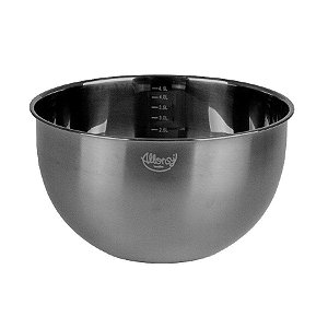 Bowl Multiuso 4,5L - Preto Aço inox - 1 unidades - Cromus Allonsy - Rizzo