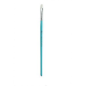 Pincel Artístico - N6 - Língua De Gato Azul  - 1 unidades - Cromus Allonsy - Rizzo