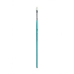 Pincel Artístico - N4 - Língua De Gato Azul  - 1 unidades - Cromus Allonsy - Rizzo