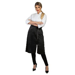 Uniforme Adulto Avental Cintura Unissex - Pto/Cza - 70x70  - 1 unidades - Cromus Allonsy - Rizzo