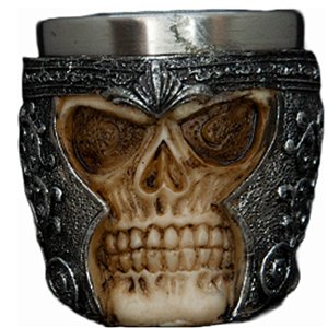 Copo Caveira Guerreira - 50ml - 1 Unidade - Rizzo