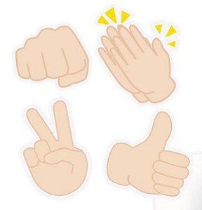 Acessórios para Diversão Mãozinhas Festa Influencer - 8 unidades - Cromus - Rizzo