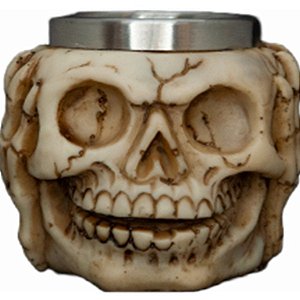 Copo Caveira - "Caveira Tampando os Ouvidos" - 60ml - 1 Unidade - Rizzo Balões
