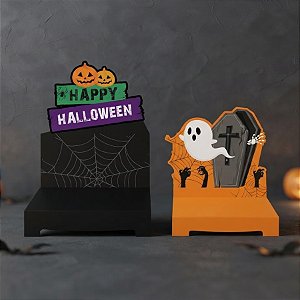 Kit Suporte para Doces "Scary Night" Halloween - 2 unidades - Cromus - Rizzo