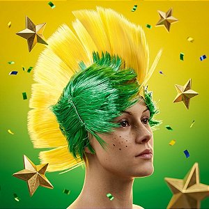 Peruca Brasil - Moicano - 1 unidade - Rizzo