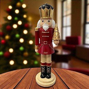 Quebra Nozes c/ Árvore de Natal - “Soldado de Chumbo” - Cromus Natal - 1 unidade - Rizzo