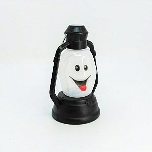 Lamparina Dia Das Bruxas - Modelo Fantasma - Linguinha Com Luz - 1 unidade - Rizzo