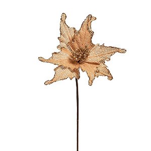 Galho Pick Flor Dourada - Cabo Curto - 1 unidade - Cromus - Rizzo