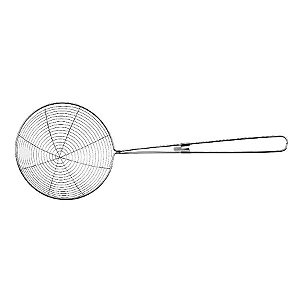 Escumadeira para Fritura - 36,5X13,5X1,5Cm - Aço Inox - 1 unidade - Cromus Allonsy - Rizzo