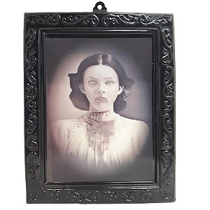 Quadro Holográfico - Zumbi - Festa Halloween - 1 unidade - Rizzo
