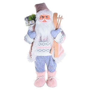 Papai Noel Ski - Camisa Rosa e Branca - Tamanho G - 1 unidade - Cromus - Rizzo Balões