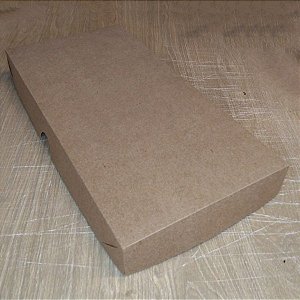 Caixa N4 - Base Brigadeiro - Kraft - 38,5 x 19 x 4 - 5 unidades - Assk - Rizzo