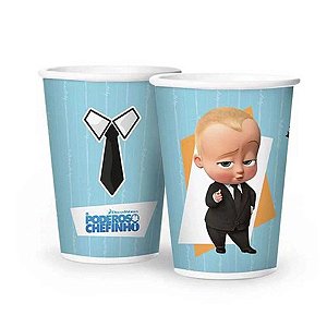 Copo de Papel - Festa O Poderoso Chefinho - 180ml - 8 unidades - Regina - Rizzo