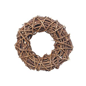 Guirlanda Rustica de Natal  40cm - Cromus Natal - 1 unidade - Rizzo