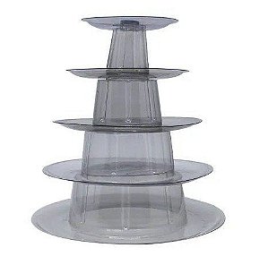 Torre para Macarons - 5 Pisos - San Felipo - Rizzo Confeitaria