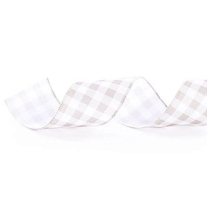 Fita Xadrez Branco e Cinza - 6,3cm x 914cm - 1 unidade - Cromus - Rizzo Balões