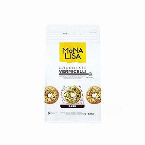 Vermicelli Chocolate Belga Dark 1 kg - 1 unidade - Mona Lisa - Rizzo
