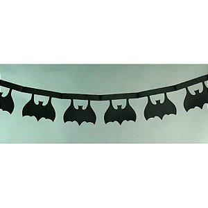 Guirlanda Morcego de Halloween - 300 cm - 1 unidade - Rizzo Balões