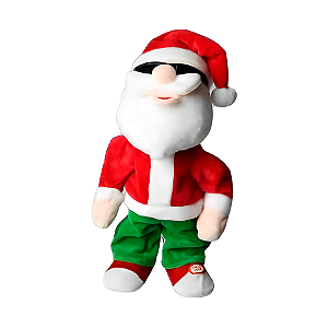 Papai Noel Dançarino - Com Música e Movimentos - 33 Centímetros - 1 unidade - Rizzo