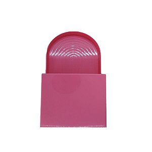 Vaso Arco - Vs-A - 220 x 122  - Rosa - 1 unidade - Só Boleiras - Rizzo