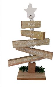 Enfeite Placa de Natal - Frases Motivacionais - 24 cm x 16 cm - 1 unidade - Cromus - Rizzo